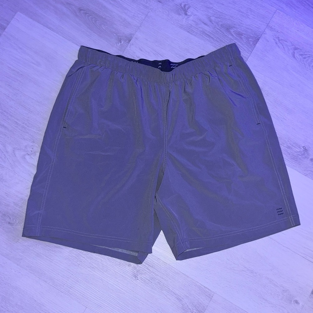 Free Fly Apparel Men's Athletic Gray Shorts